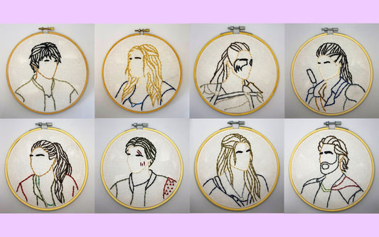The 100 embroidery