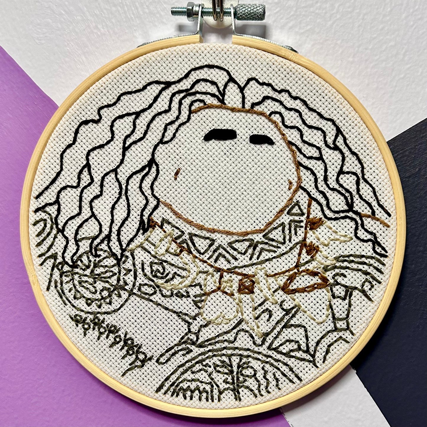 Moana embroidery