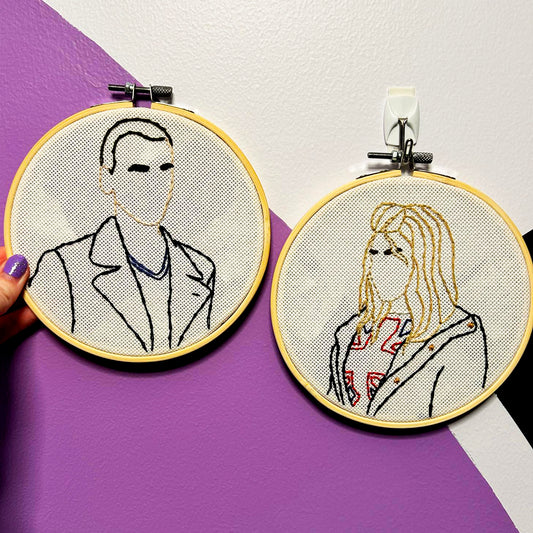 Doctor Who embroidery
