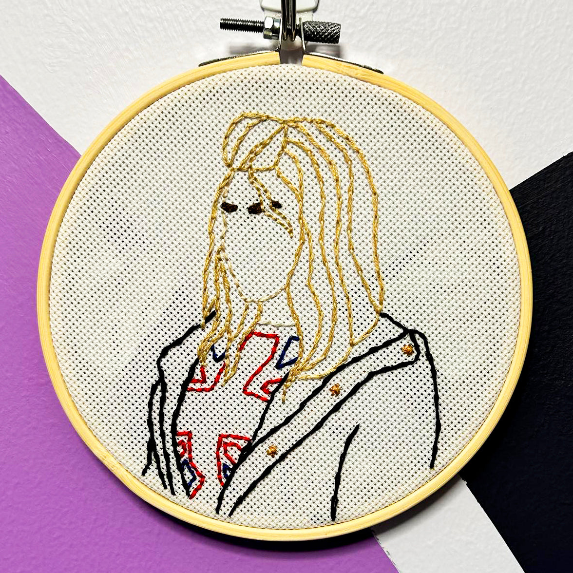 Doctor Who embroidery