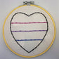 pride flag heart embroidery