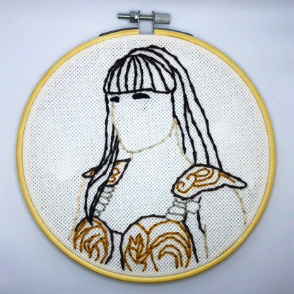 Xena Warrior Princess embroidery