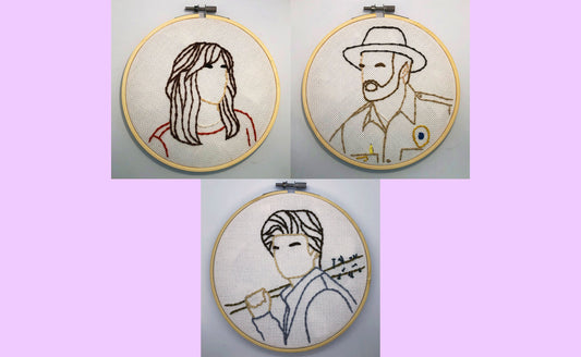 Stranger Things embroidery