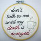 Dimension 20 embroidery