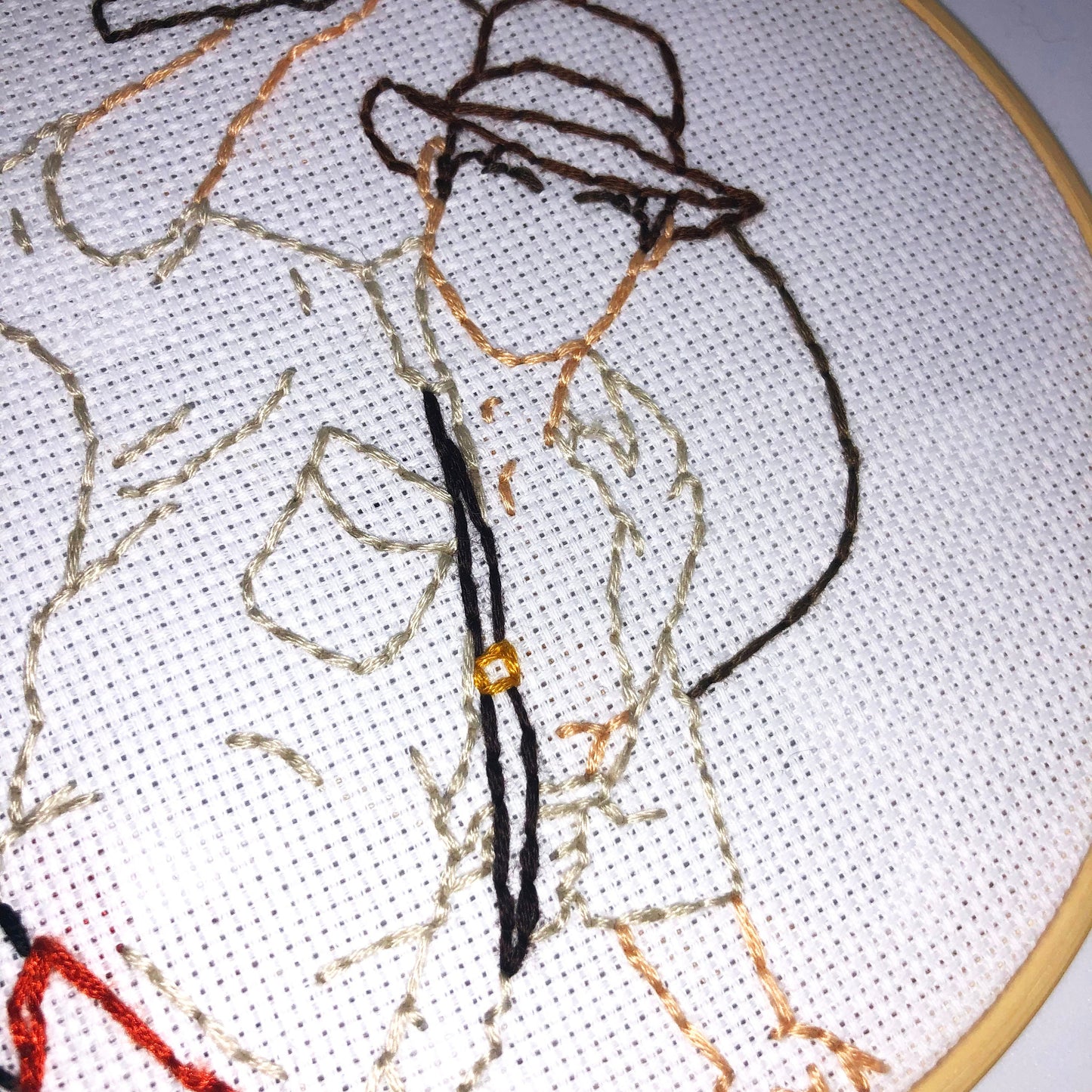 Indiana Jones embroidery